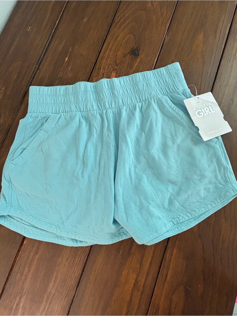 Athleta Girl Cotton Athletic Shorts NWT SZ 16